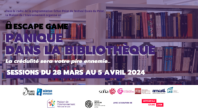 Bannières Escape game Maison de l’Environnement